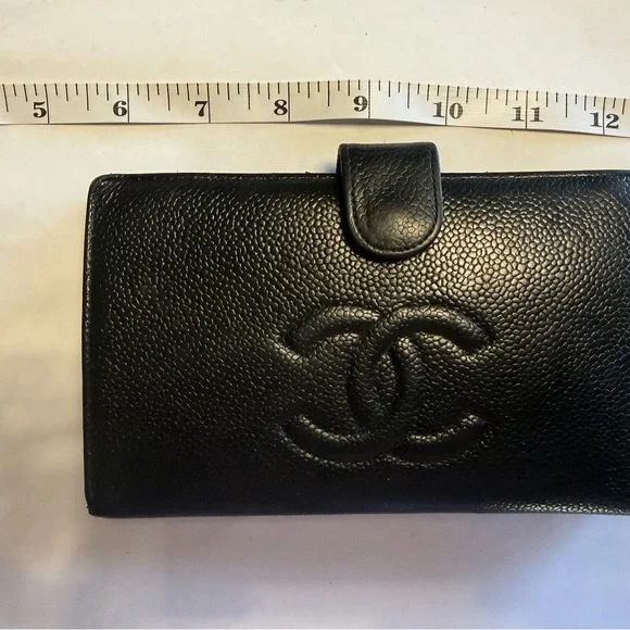 Chanel Black Caviar Leather Wallet - Picture 13 of 14